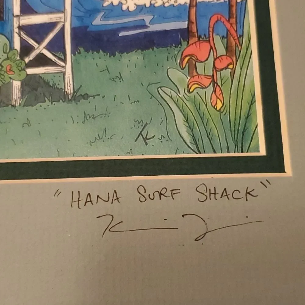 Hana Surf Shack Print 10 x 8 Maui